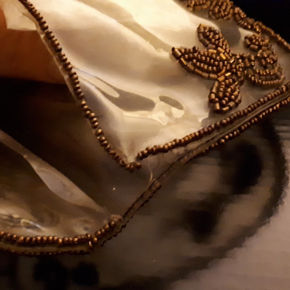 Rare Vintage 1940's Handmade Clear Clutch - Picture 15 of 16